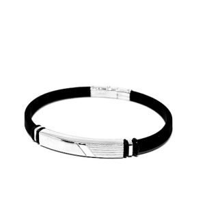 Stainless Steel Silicon Bracelet
