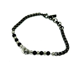 Stainless Steel Skull Bracelet