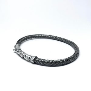 Fancy Weave Braided Sterling Silver Bracelet