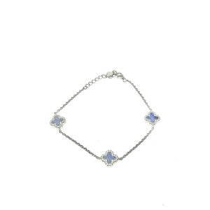 4 Leaf Clover Bracelet – Lilac Purple