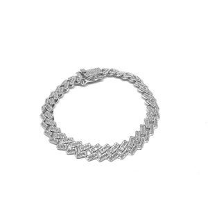 10mm BAGUETTE studded Bracelet