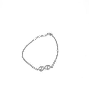 Double chain Infinite Bracelet