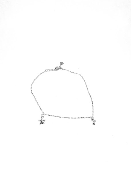 Moon & Star Anklet