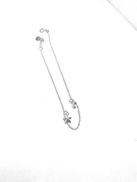 Moon & Star Anklet - Image 2