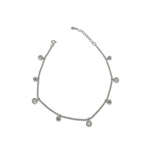 Cubic Zirconia & Bell Anklet