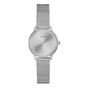 GUESS CHELSEA LADIES DRESS SILVER ANALOG WATCH W0647L6