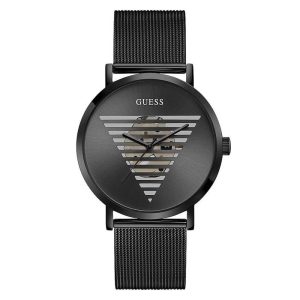 GUESS IDOL BLACK CASE ANALOG GENTS WATCH GW0502G2